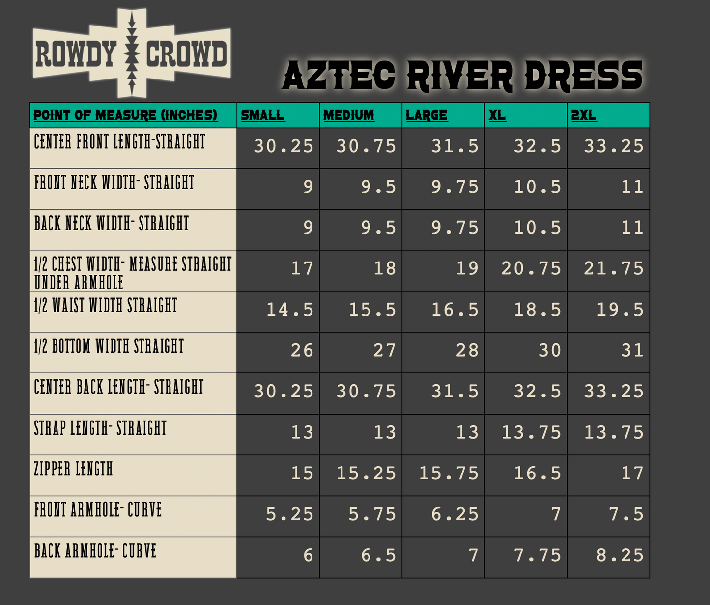 Vestido Río Azteca