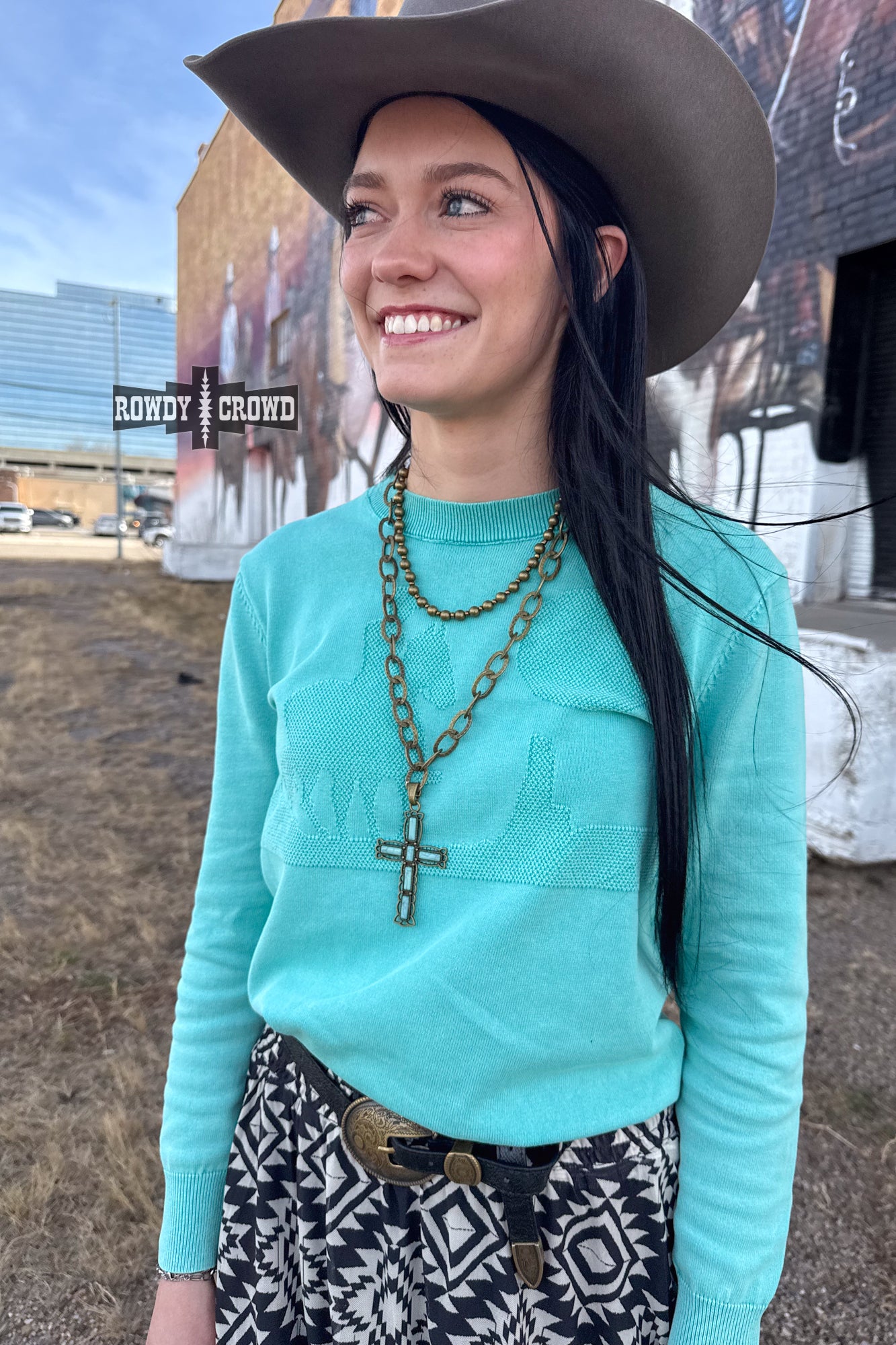 Cowgirl Cross Necklace