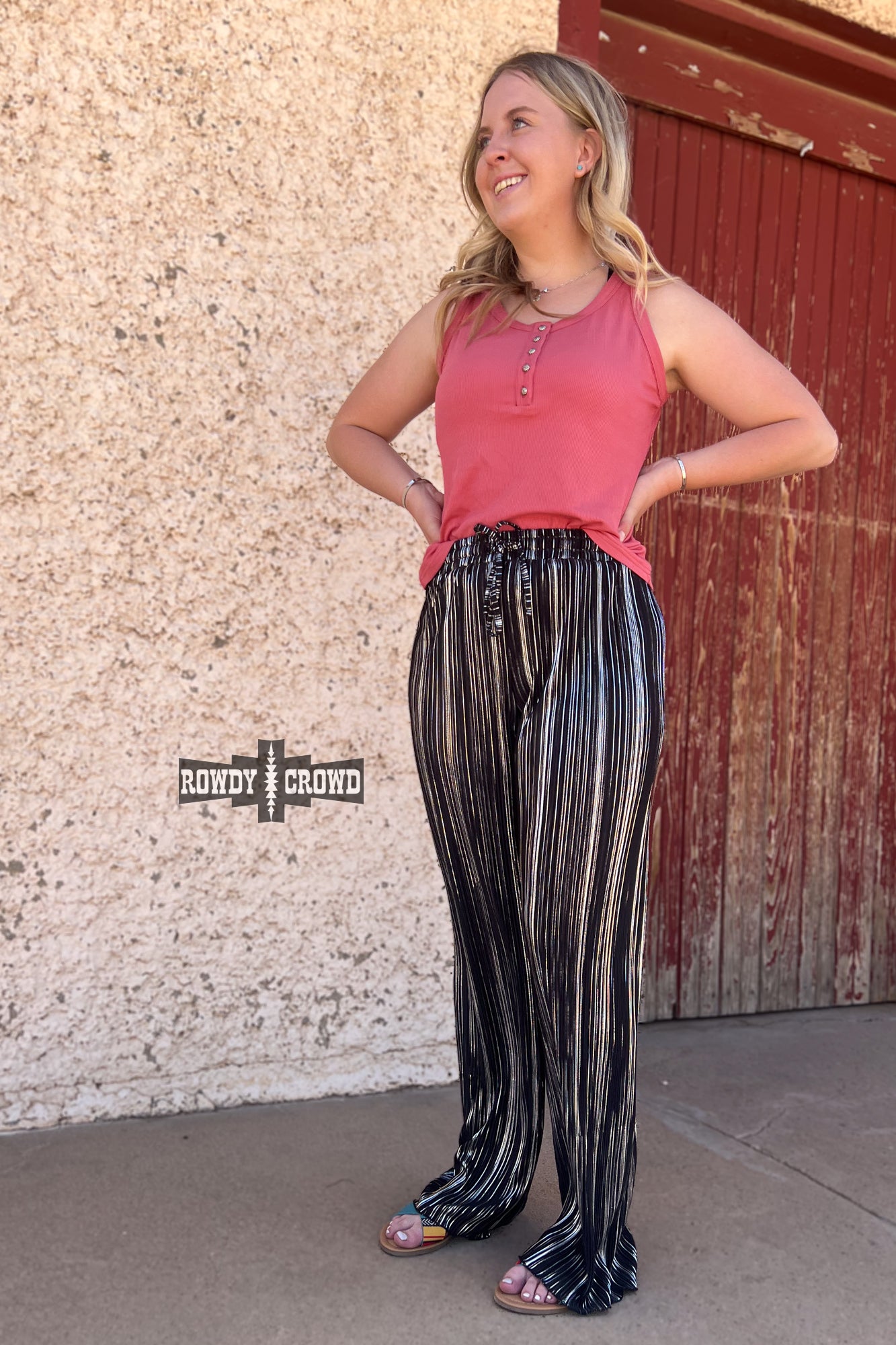 Pantalones de copa con volantes