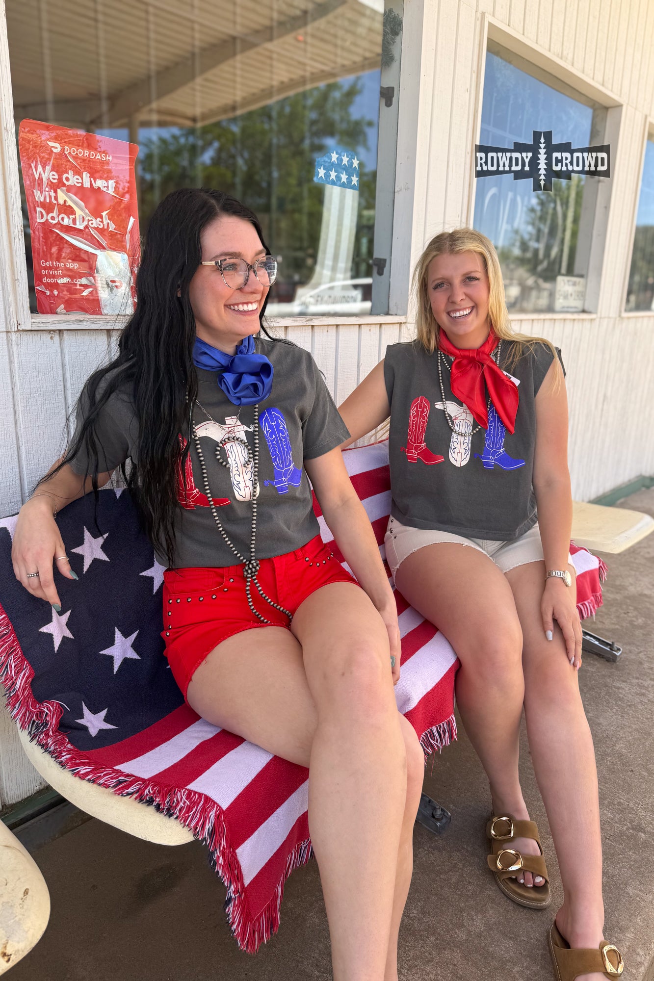 *PRE-ORDER* Red, White & Boots Tank