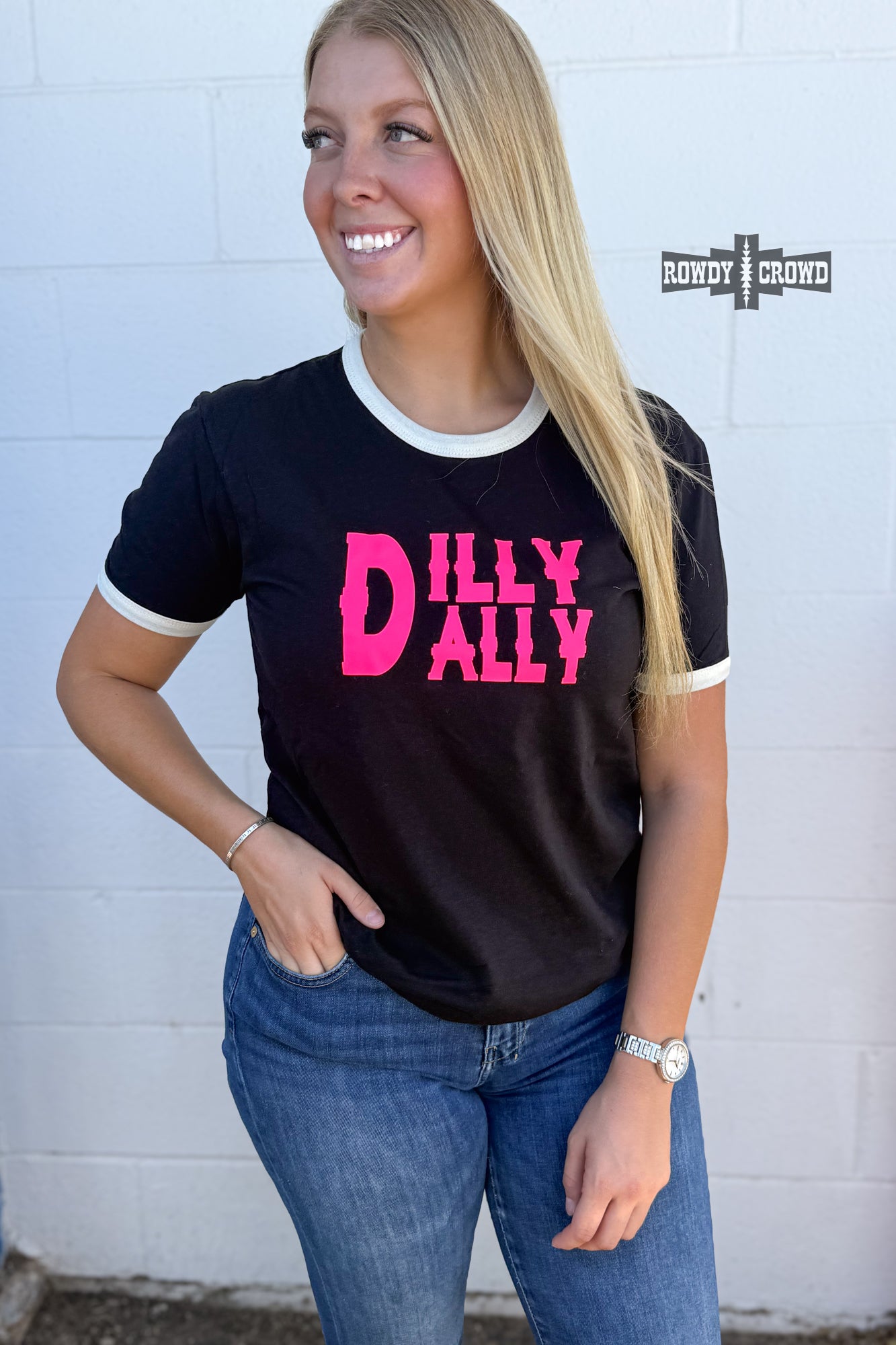 Dilly Dally Ringer Tee