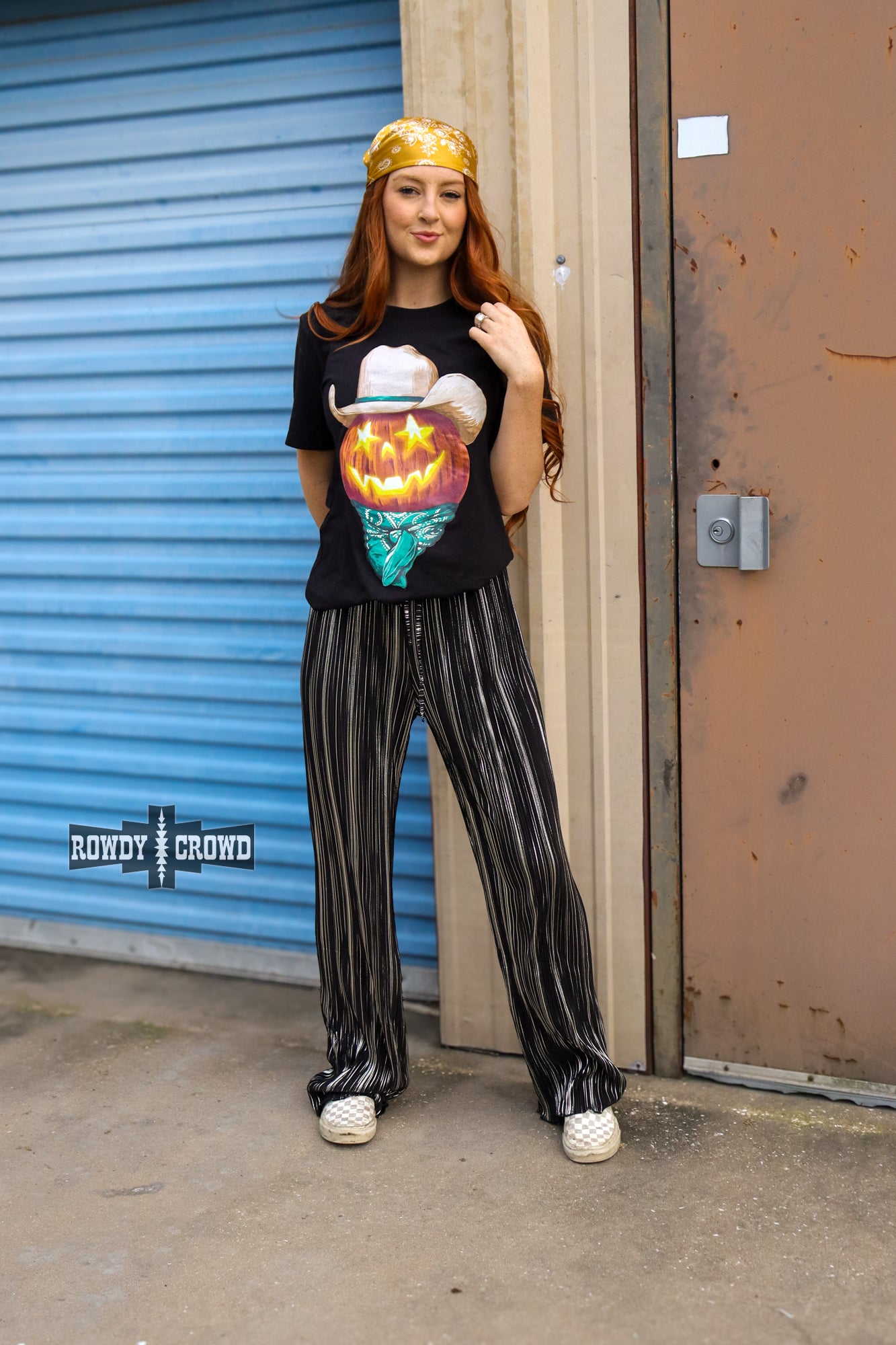 Pantalones de copa con volantes